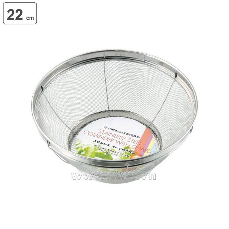 Rổ tròn đáy sâu Inox Echo Ø22cm