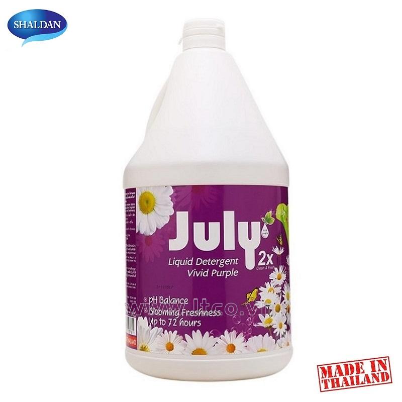 Nước giặt xả July 2X Vivid Purple - 3500ml Tím