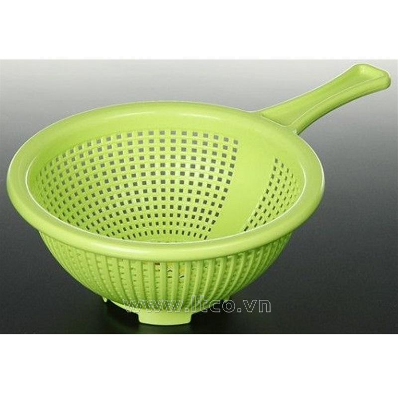 Rổ lót có tay cầm - Màu xanh