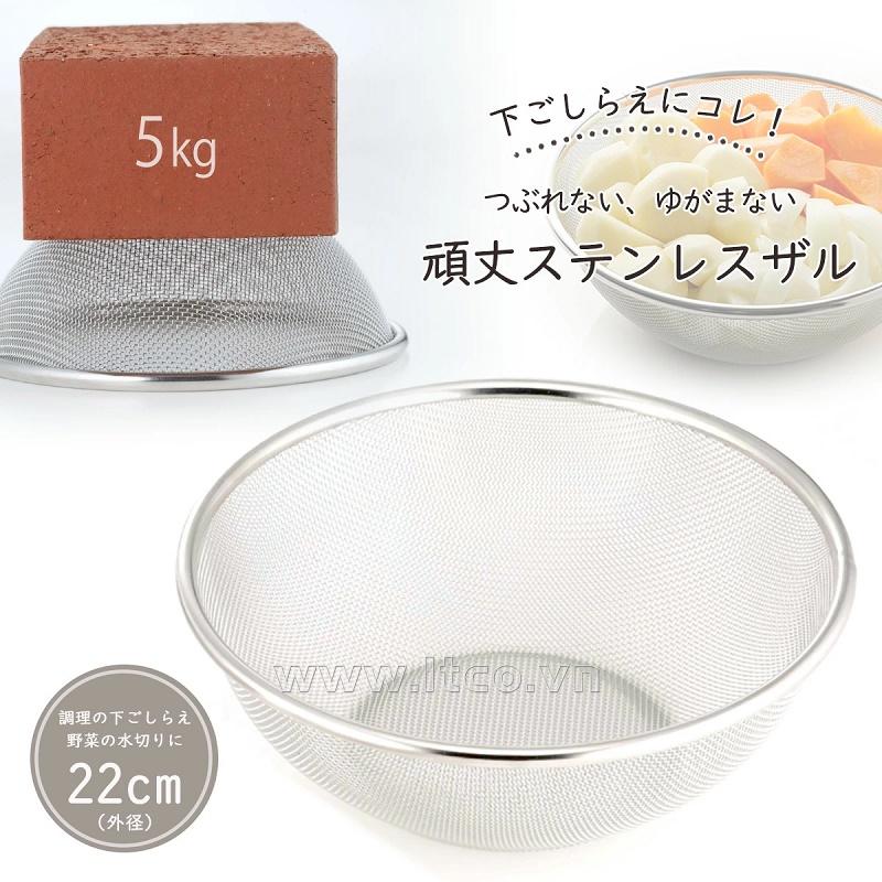 Rổ tròn inox Colander Ø22cm