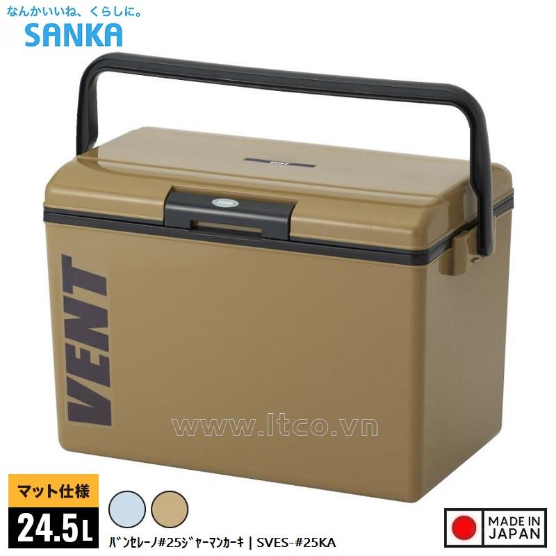 Thùng đá giữ nhiệt đa năng Vent Bansereno 24.5L - Màu Kaki