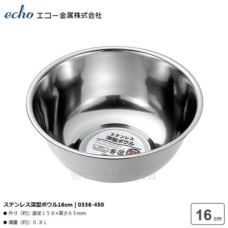 Tô Inox Echo Metal Ø16cm