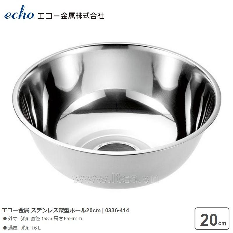 Tô tròn Inox Metal Ø20cm