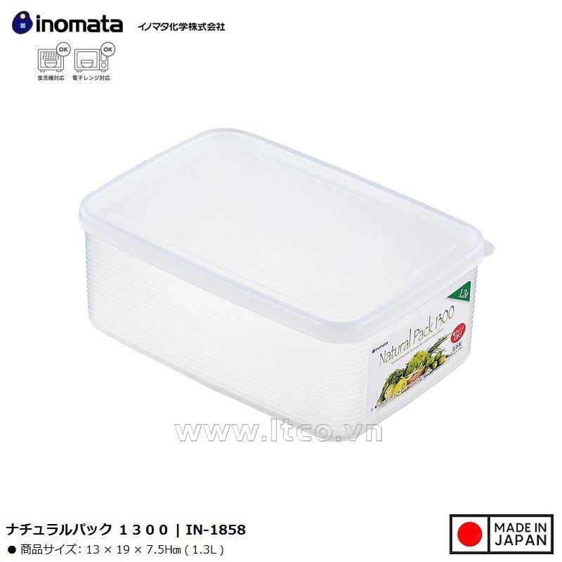 Hộp thực phẩm Inomata Natural Pack 1300ml