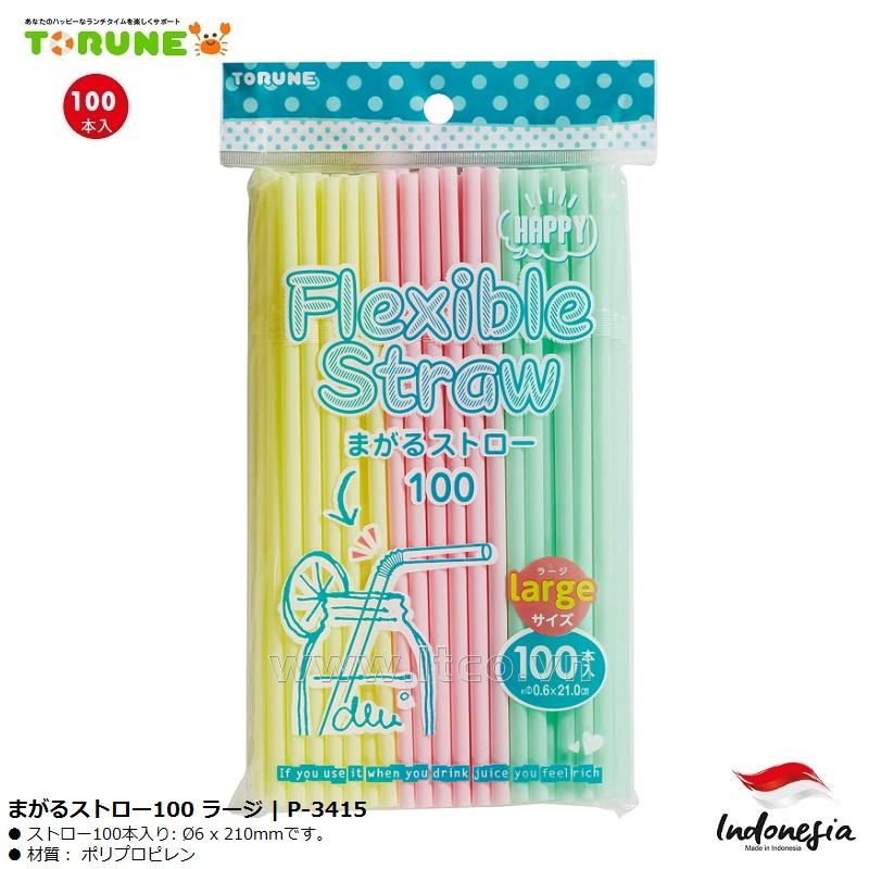 Set 100 ống hút Torune Flexible Ø6x210mm