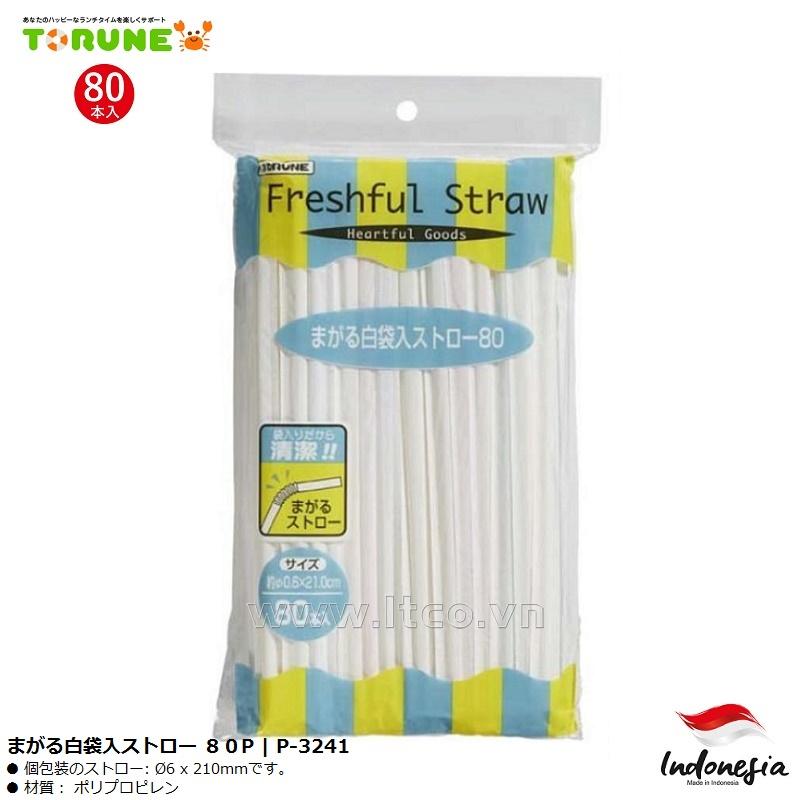 Set 80 ống hút bọc giấy Torune Freshful Ø6x210mm
