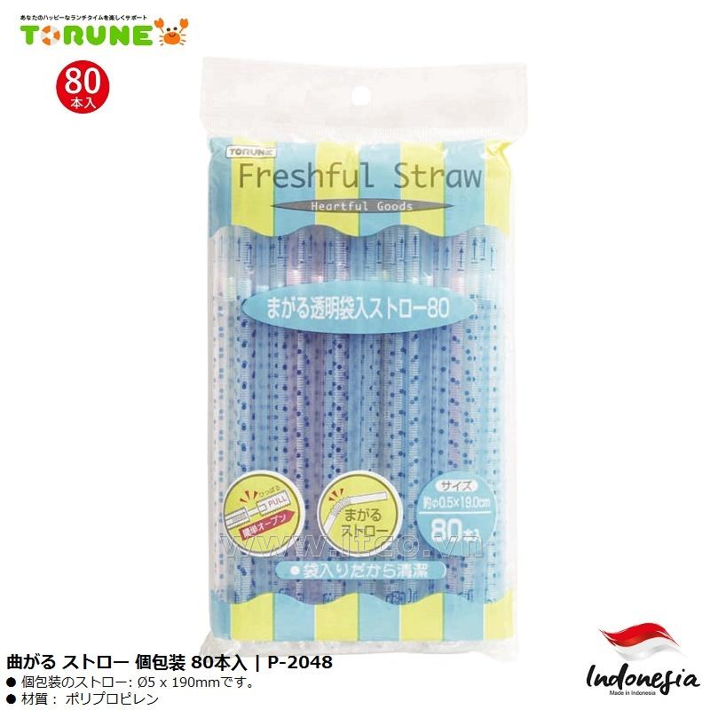 Set 80 ống hút bọc riêng Torune Freshful Ø5x190mm