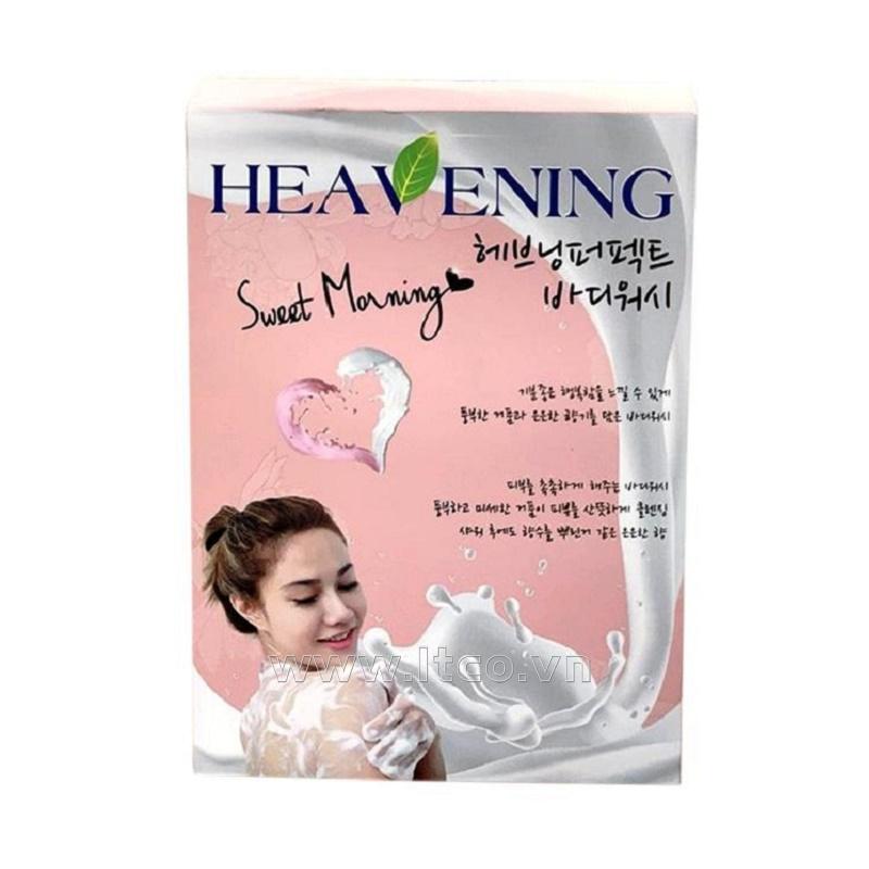 Bộ chăm sóc cơ thể Set 02 chai Sữa tắm dưỡng ẩm, làm trắng da Heavening Perfect