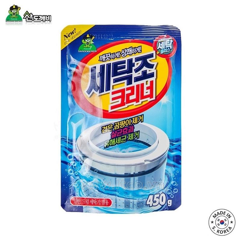 Bột tẩy vệ sinh lồng máy giặt Sandokkaebi 450g