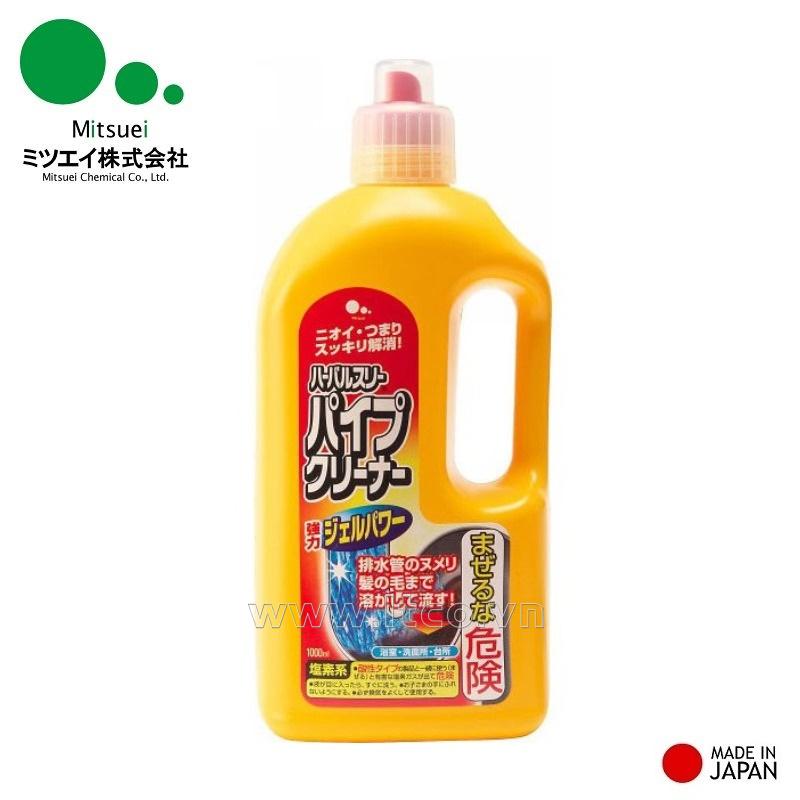 Dung dịch thông tắc đường ống cực mạnh Mitsuei 1000ml