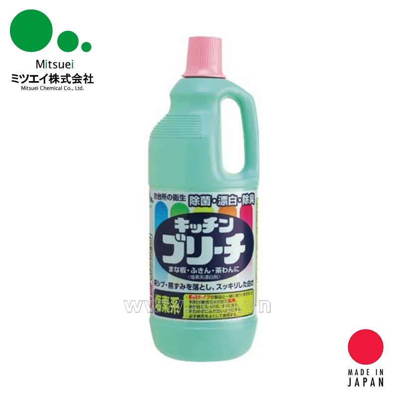 Nước tẩy đa năng nhà bếp Mitsuei Bleach 1500ml