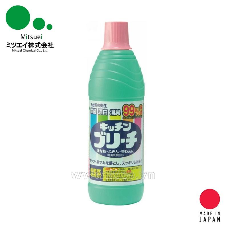 Nước tẩy đa năng nhà bếp Mitsuei Bleach 600ml