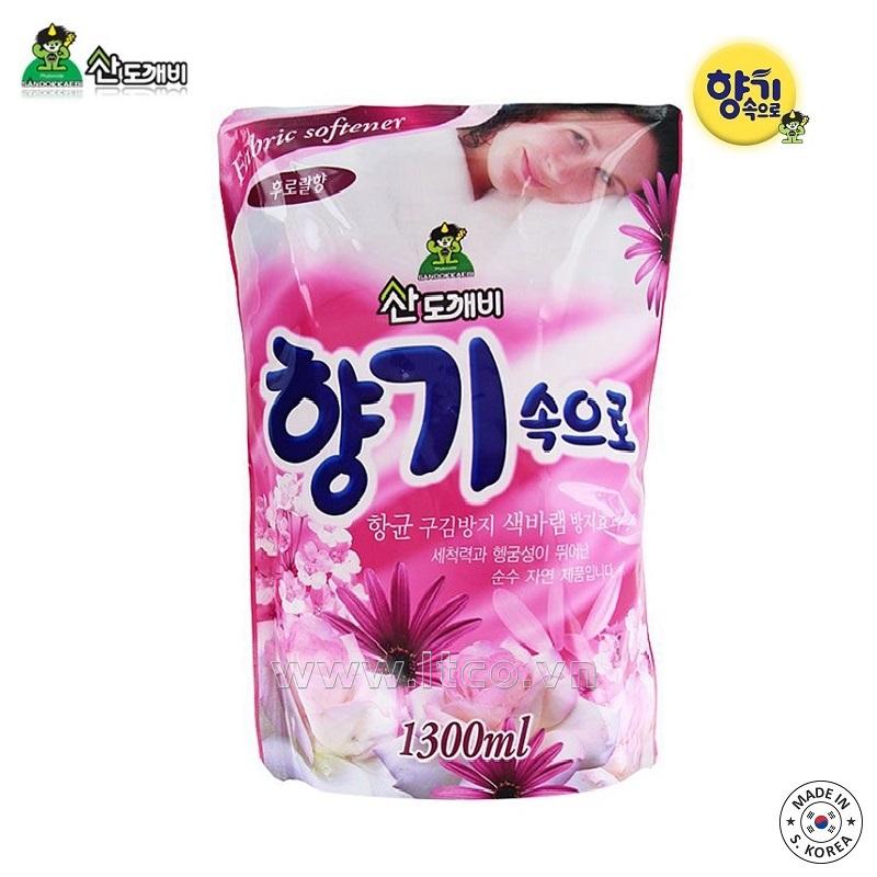Nước xả mềm vải Sandokkaebi 1300ml - Floral