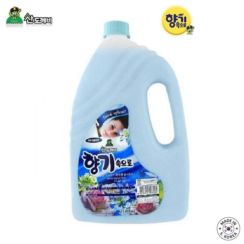 Nước xả mềm vải Sandokkaebi 2100ml - Aqua Blue