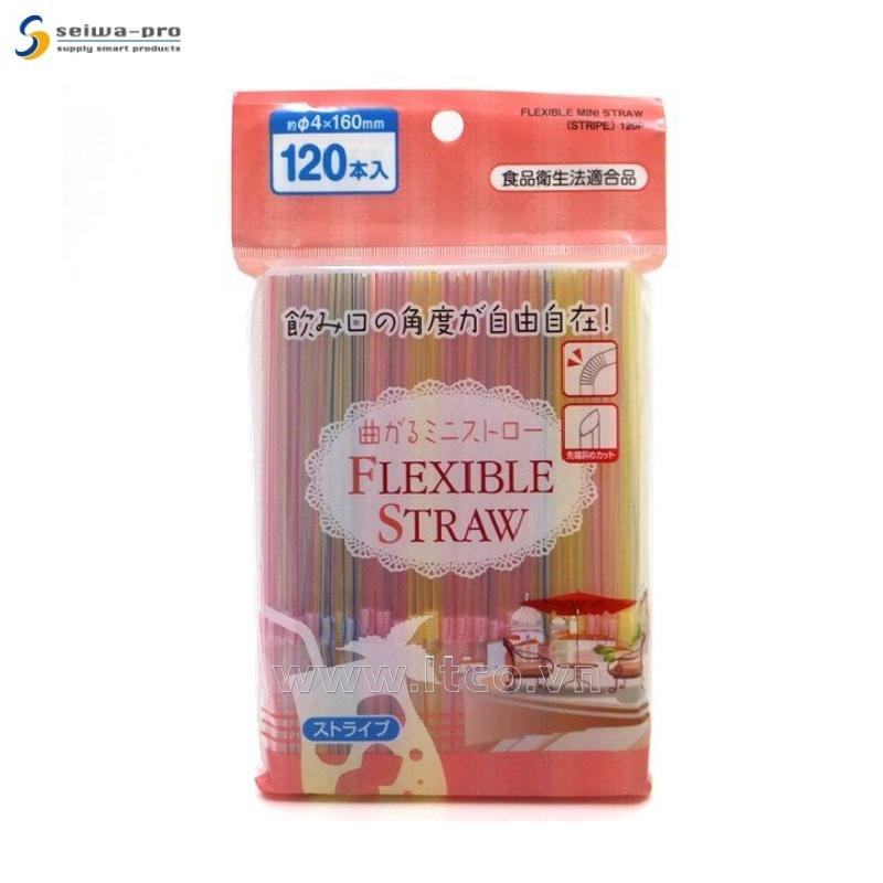 Set 120 ống hút Flexible Straw Ø4mmx160mm