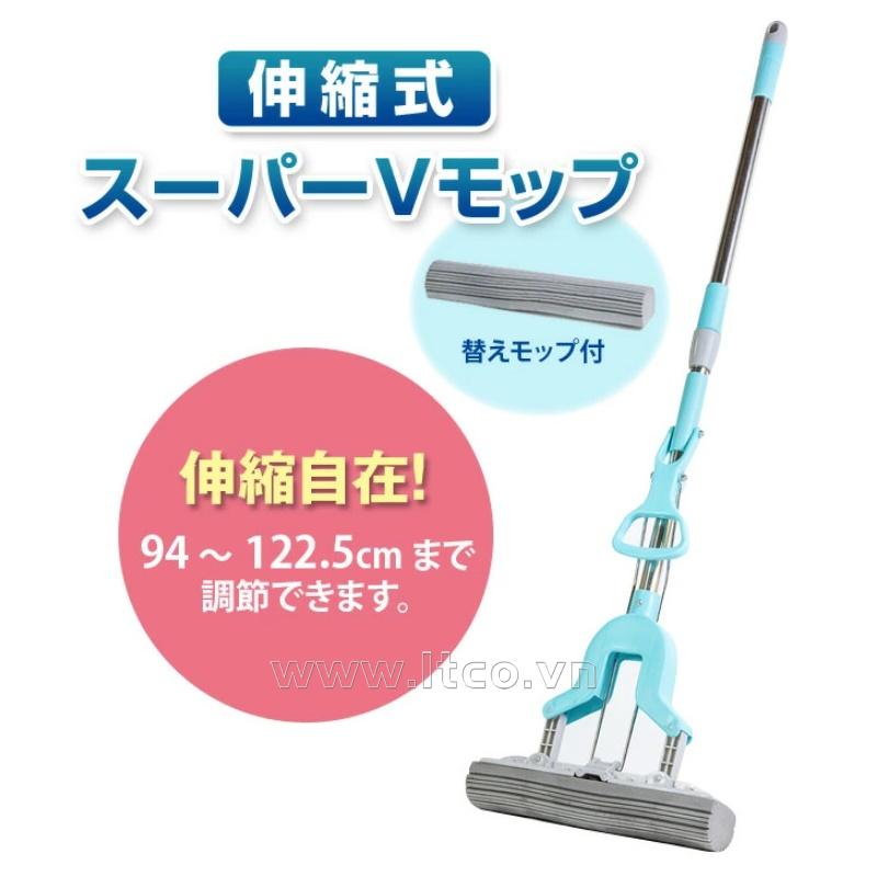 Cây lau nhà đa năng Super V 122cm