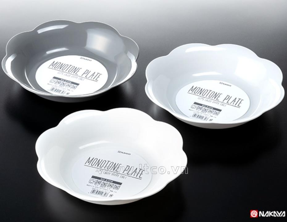 Tô nhựa Nakaya Monotone Plate size Ø278mm