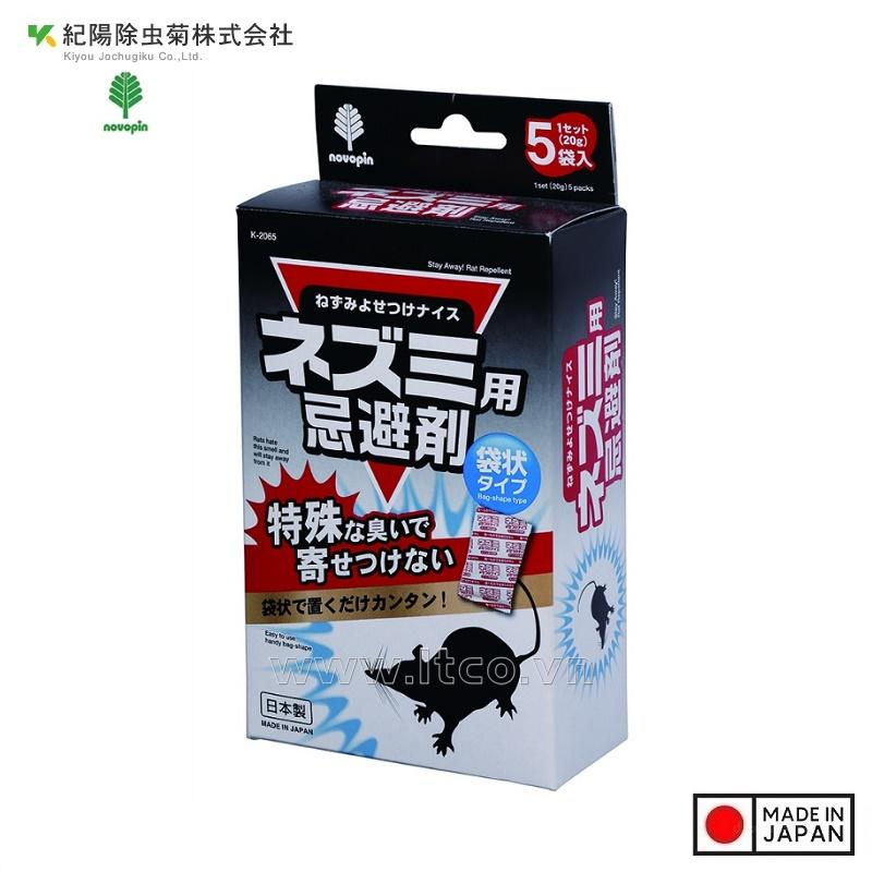 Hộp 05 túi thuốc diệt chuột Kiyo Pyrethrum (20gx5)