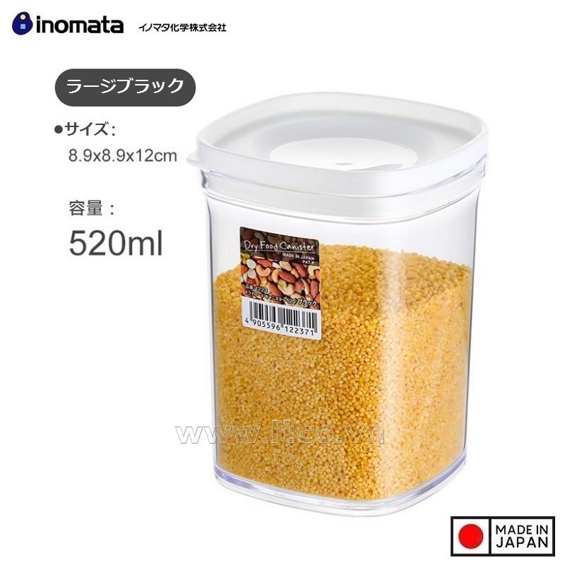 Hộp đựng thực phẩm khô Canister 520ml - Nắp trắng