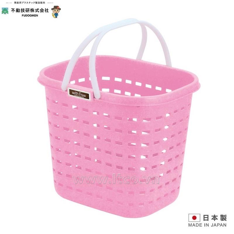 Giỏ đựng đồ không nắp - Màu hồng