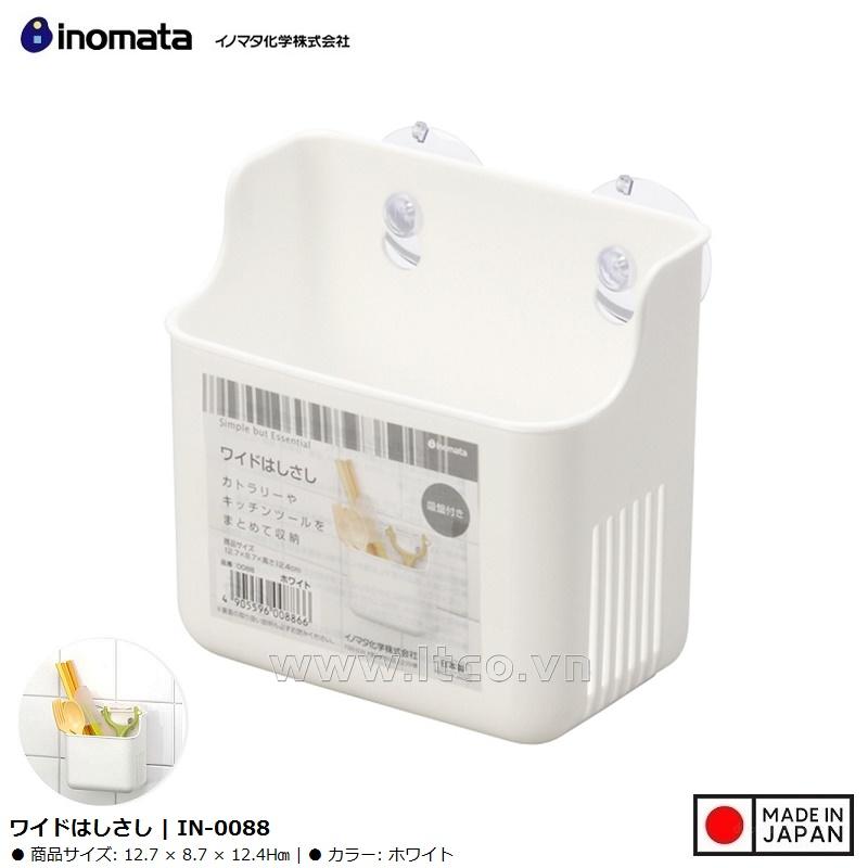 Giỏ đa dụng có núm hít chân không - màu trắng