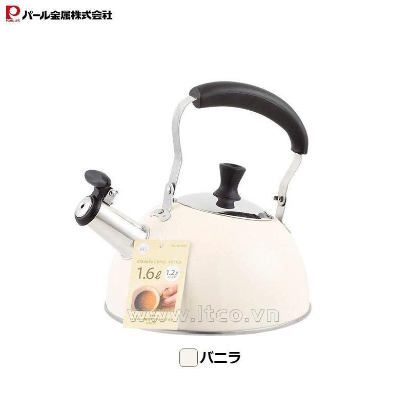 Ấm từ có còi báo sôi Pearl Life 1.6L - Màu Be