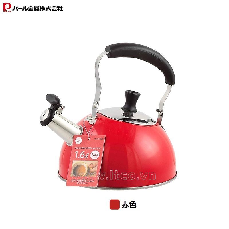 Ấm từ có còi báo sôi Pearl Life 1.6L - Màu Đỏ