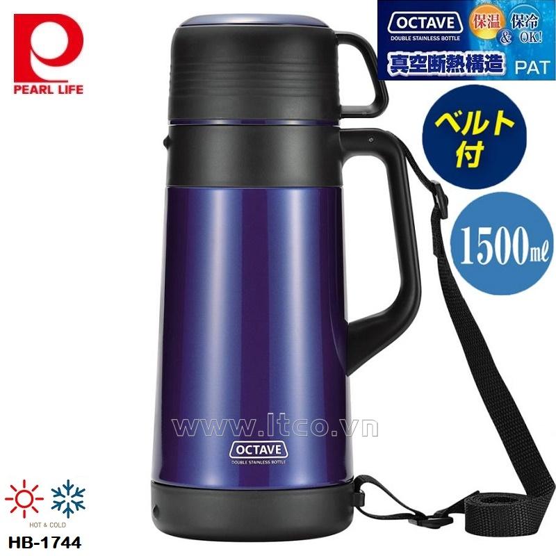 Bình nước inox giữ nhiệt Pearl Metal Octave 1.5L