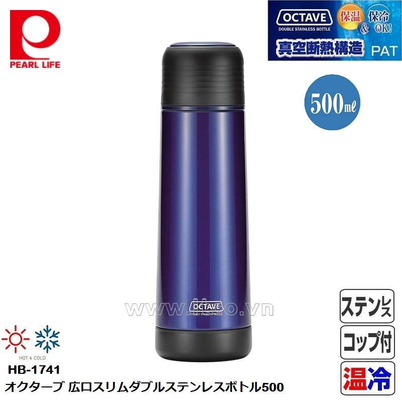 Bình nước inox giữ nhiệt Pearl Metal Octave 500ml