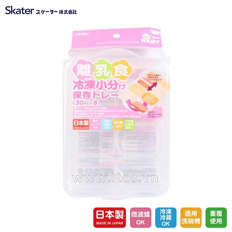 Khay chia đồ ăn dặm cho bé Skater 30ml x8