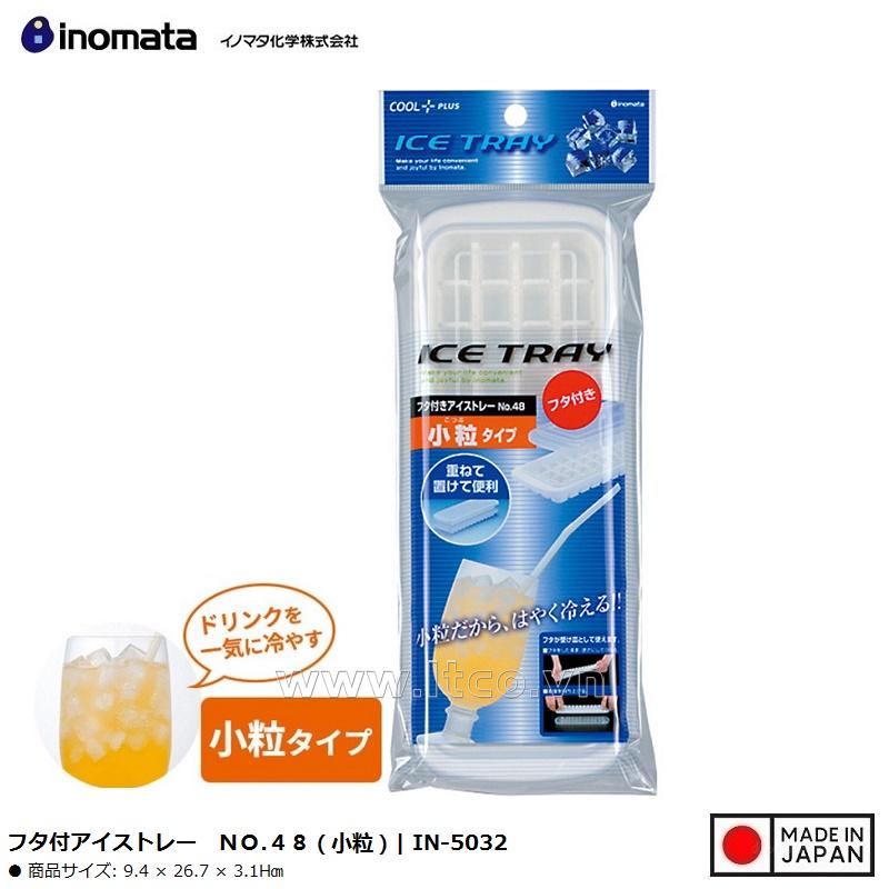 Khay đá có nắp đậy Inomata 48 viên