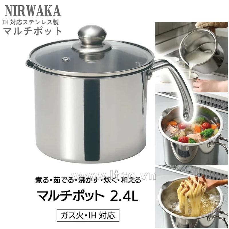 Nồi đa năng inox dùng cho bếp từ Nirwarka 16cm