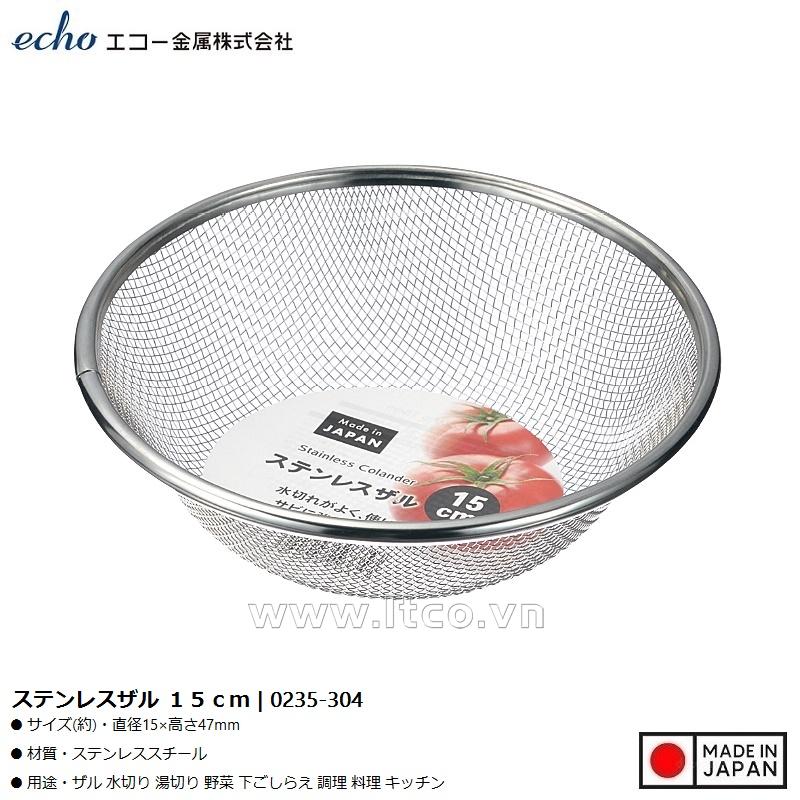 Rổ inox tròn Colander Echo Ø15cm