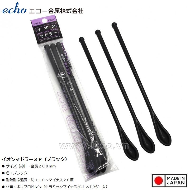 Set 03 thìa khuấy nước ép, sinh tố Echo Muddler 20cm