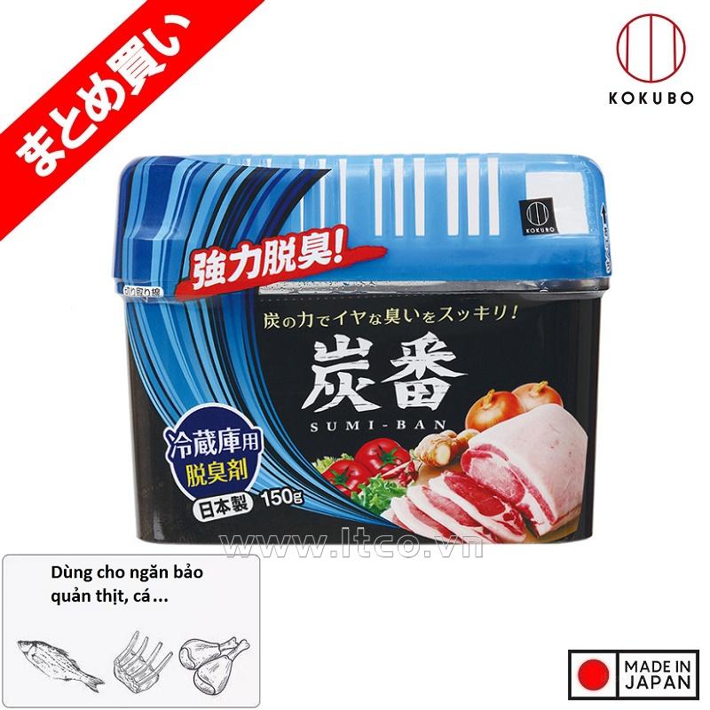 Sáp khử mùi tủ lạnh - than hoạt tính Kokubo 150g