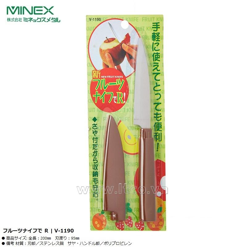 Dao gọt trái cây có nắp Minex 200mm (36-2)