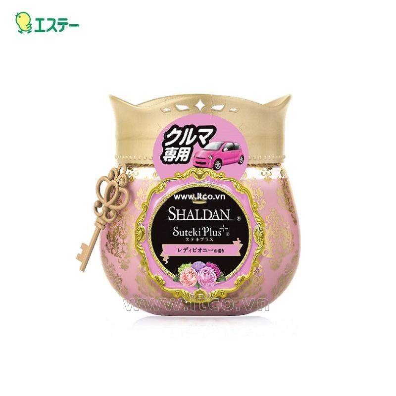 Hộp sáp thơm Suteki Plus 90g - hương hoa mẫu đơn