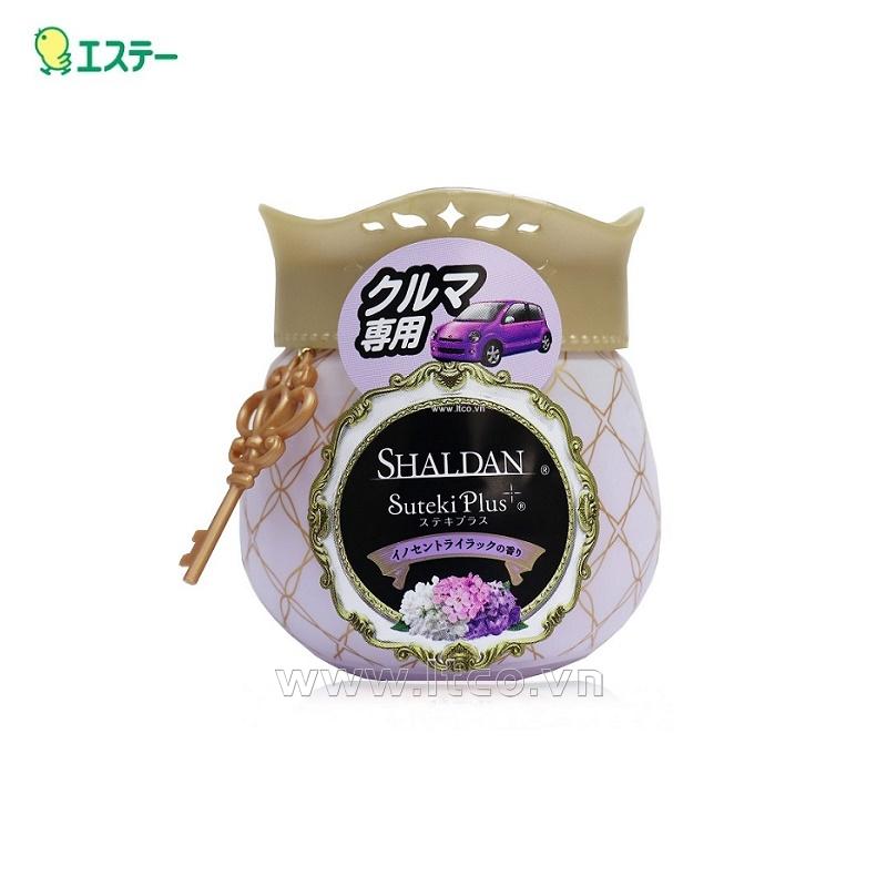 Hộp sáp thơm Suteki Plus 90g - hương hoa tử đinh hương