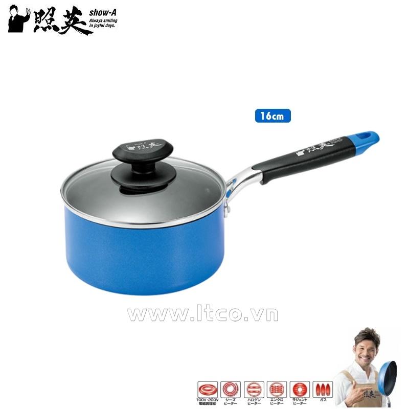Nồi chống dính cao cấp 5 lớp đáy từ Show-A - Size 16cm