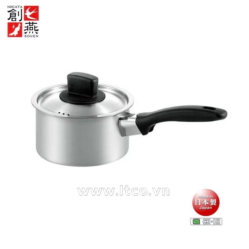 Nồi inox có tay cầm Tsubame 14cm