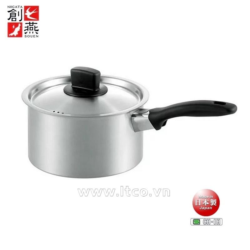 Nồi inox có tay cầm Tsubame 18cm