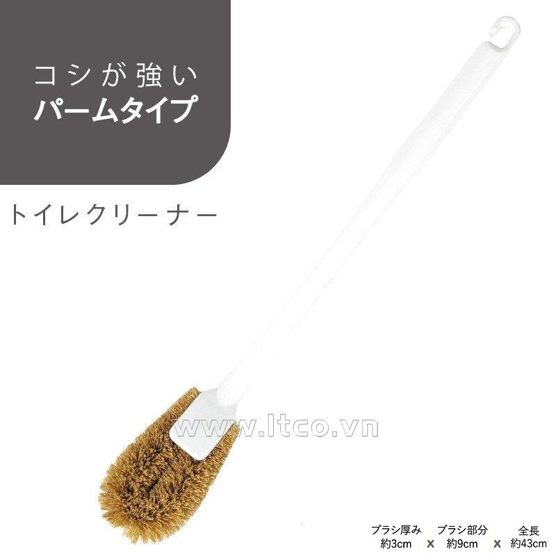 Chổi cọ toilet, nhà vệ sinh đầu xơ dừa 43cm