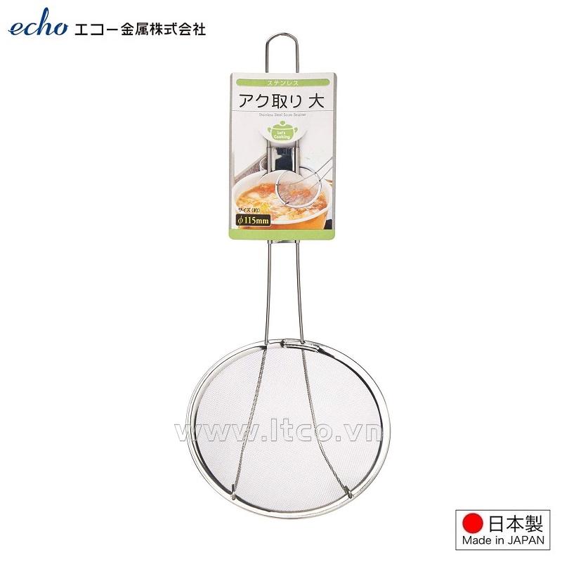Muôi vớt/ nhúng inox Echo đáy cạn Ø115mm