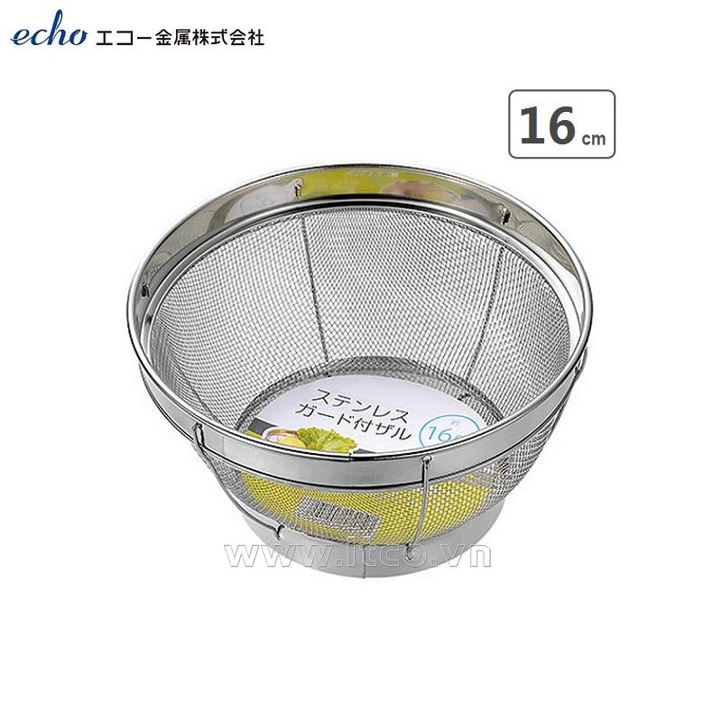 Rổ tròn đáy sâu Inox Echo size Ø16cm