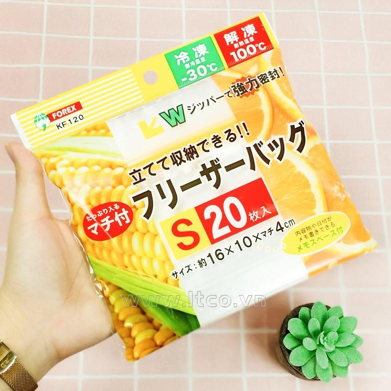 Set 20 túi Zip đựng thực phẩm size S