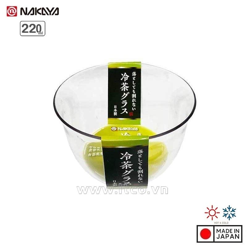 Ly uống trà lạnh giả pha lê Nakaya 220ml