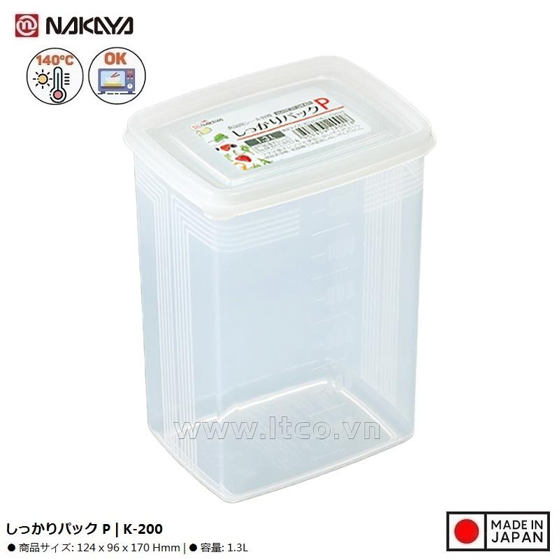Hộp đựng thực phẩm Nakaya Pack P 1.3L