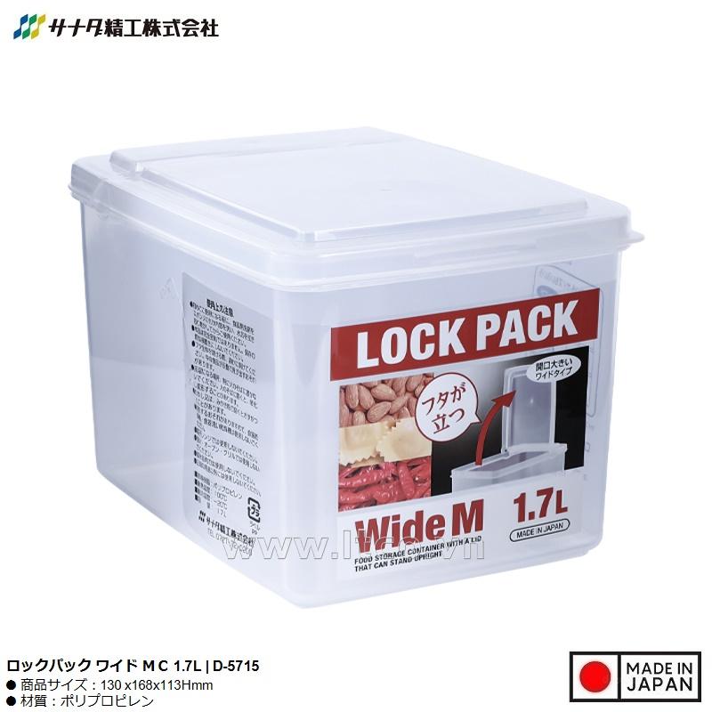 Hộp thực phẩm Sanada Lock Pack MC 1.7L