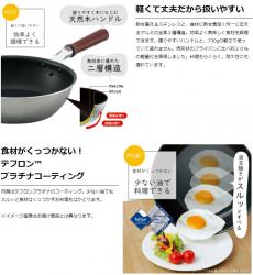 Chảo chống dính siêu nhẹ đáy từ Teflon Ø24cm_3