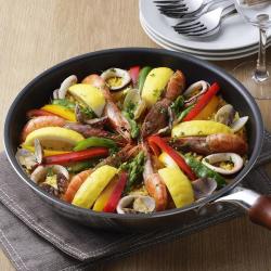 Chảo chống dính siêu nhẹ đáy từ Teflon Ø26cm_5